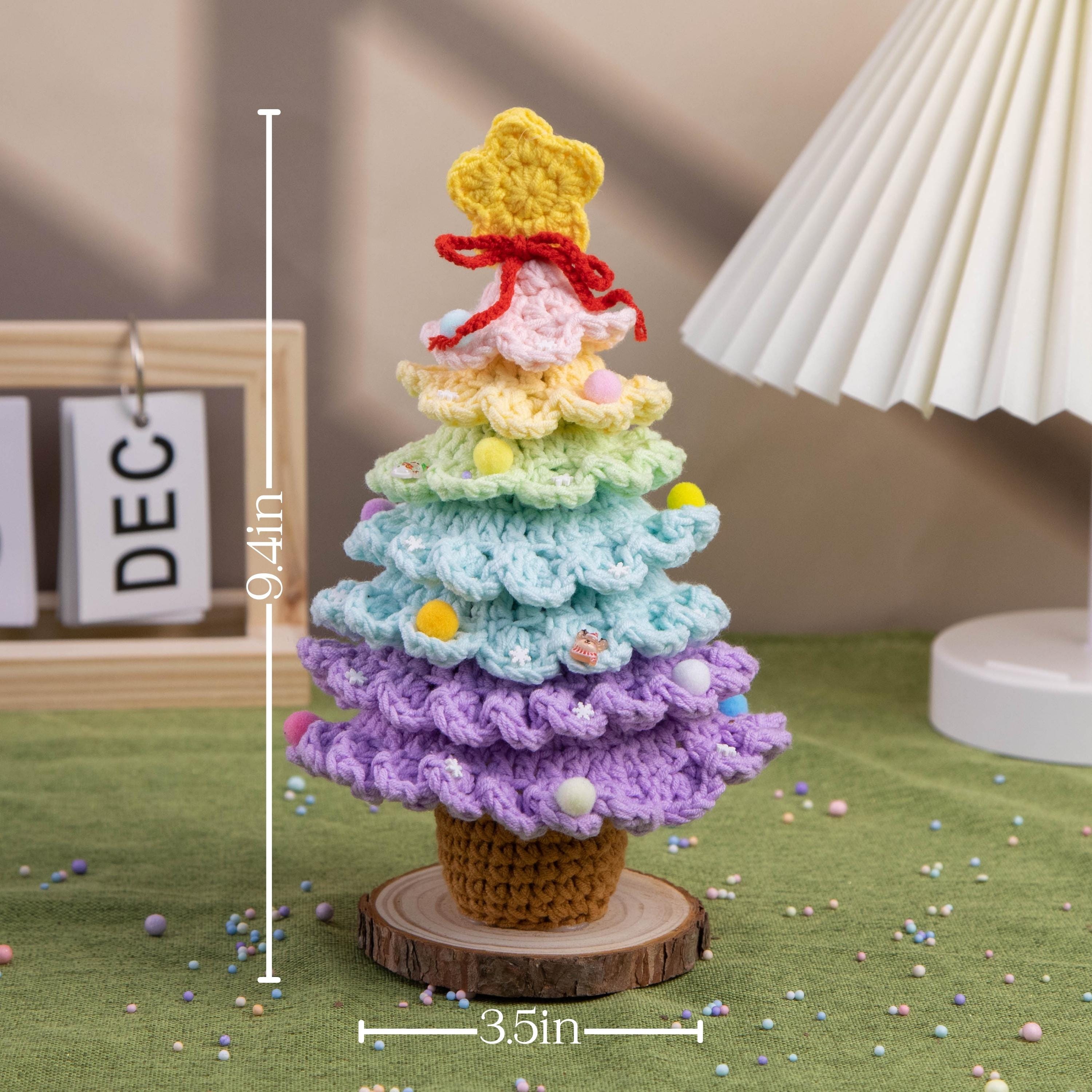 Handmade Crochet Christmas Tree | Cute and Unique Ornament for Gifts & Home Decoration | Christmas Gift