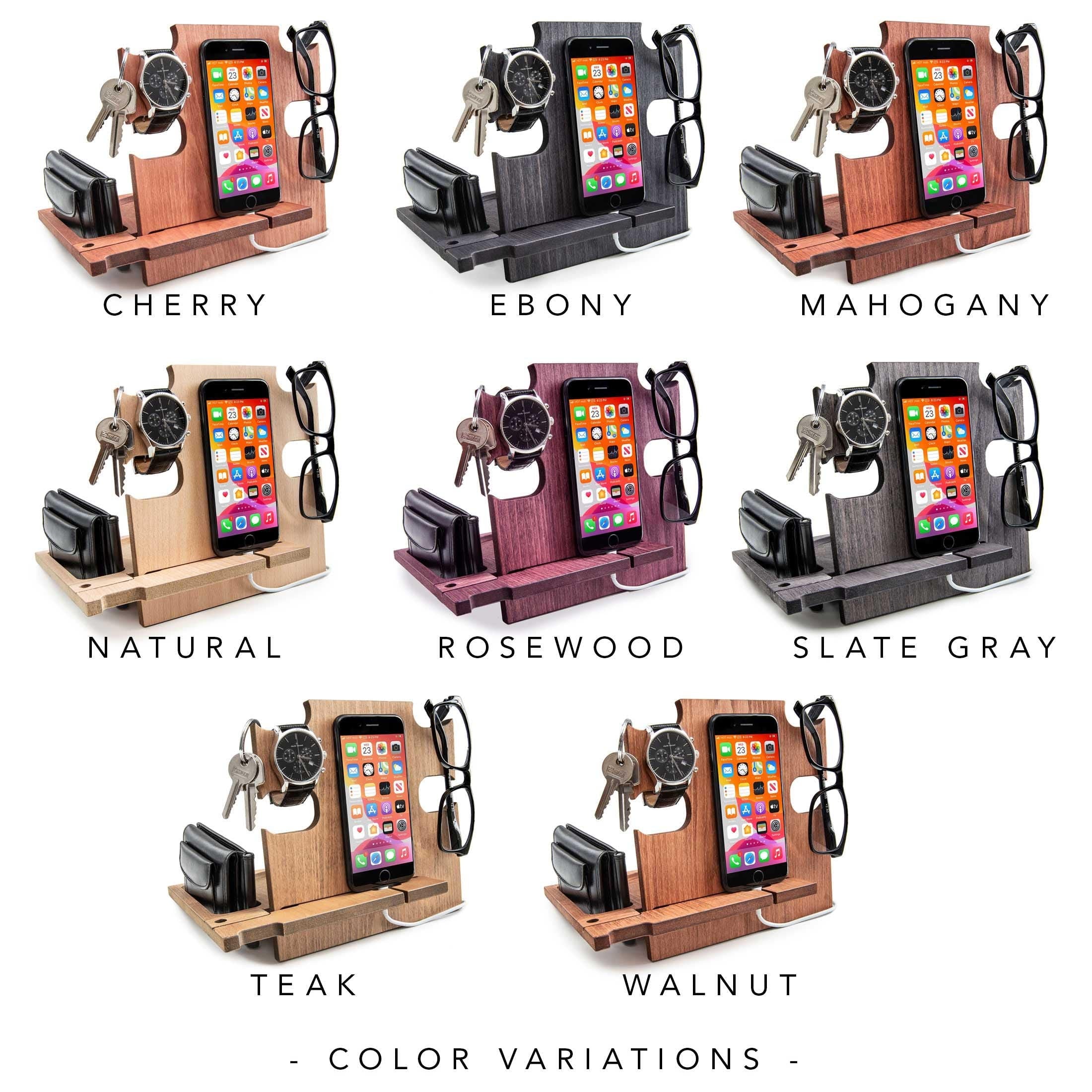 Gift for Men Docking Station, It keeps all personal items organized, Gift for Him, Christmas Gift, Personalized Gift, Gift for Husband