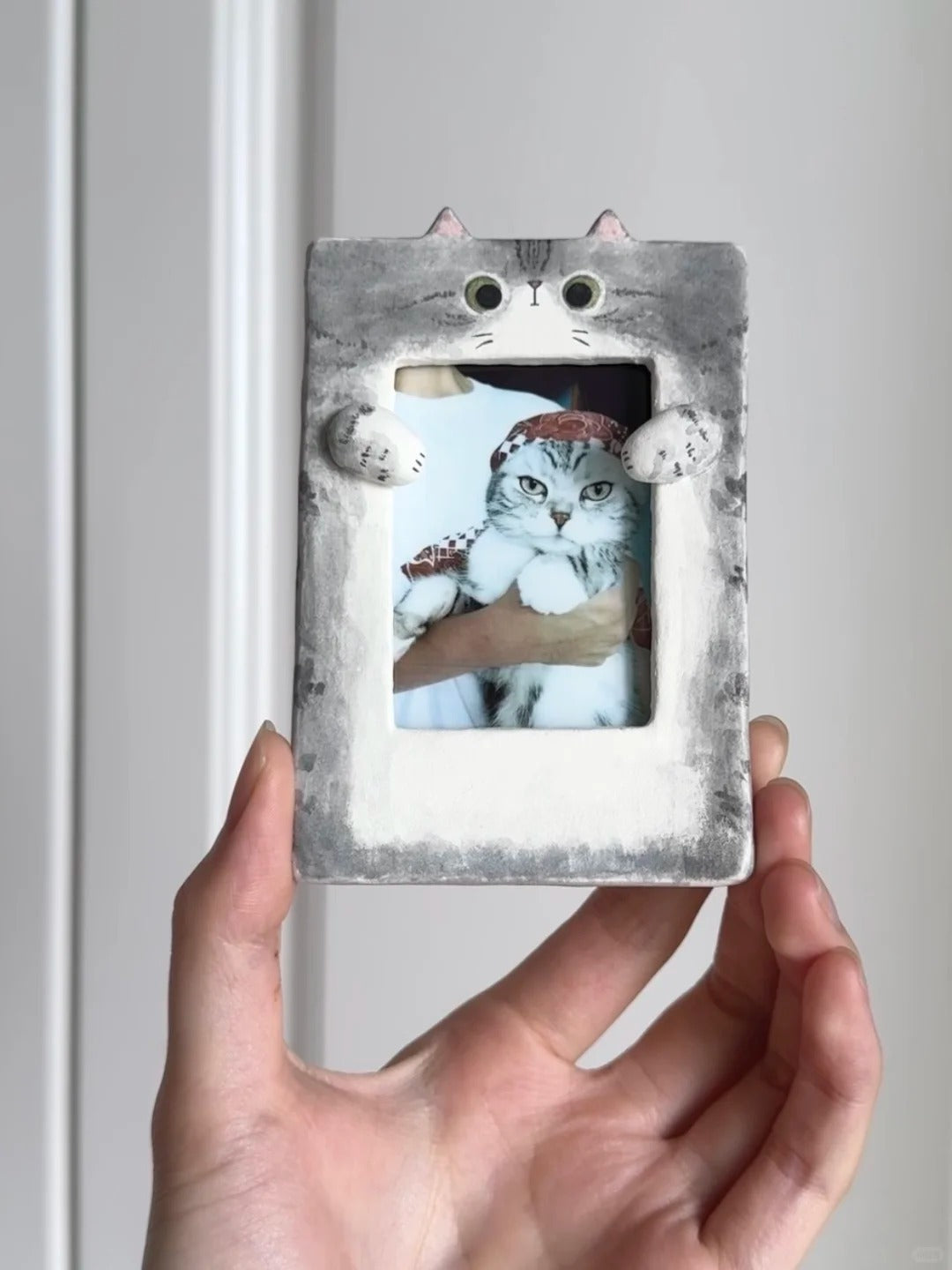 Customized Pet Ceramic Frame, Hand Craft, Personalize Your Own Pet