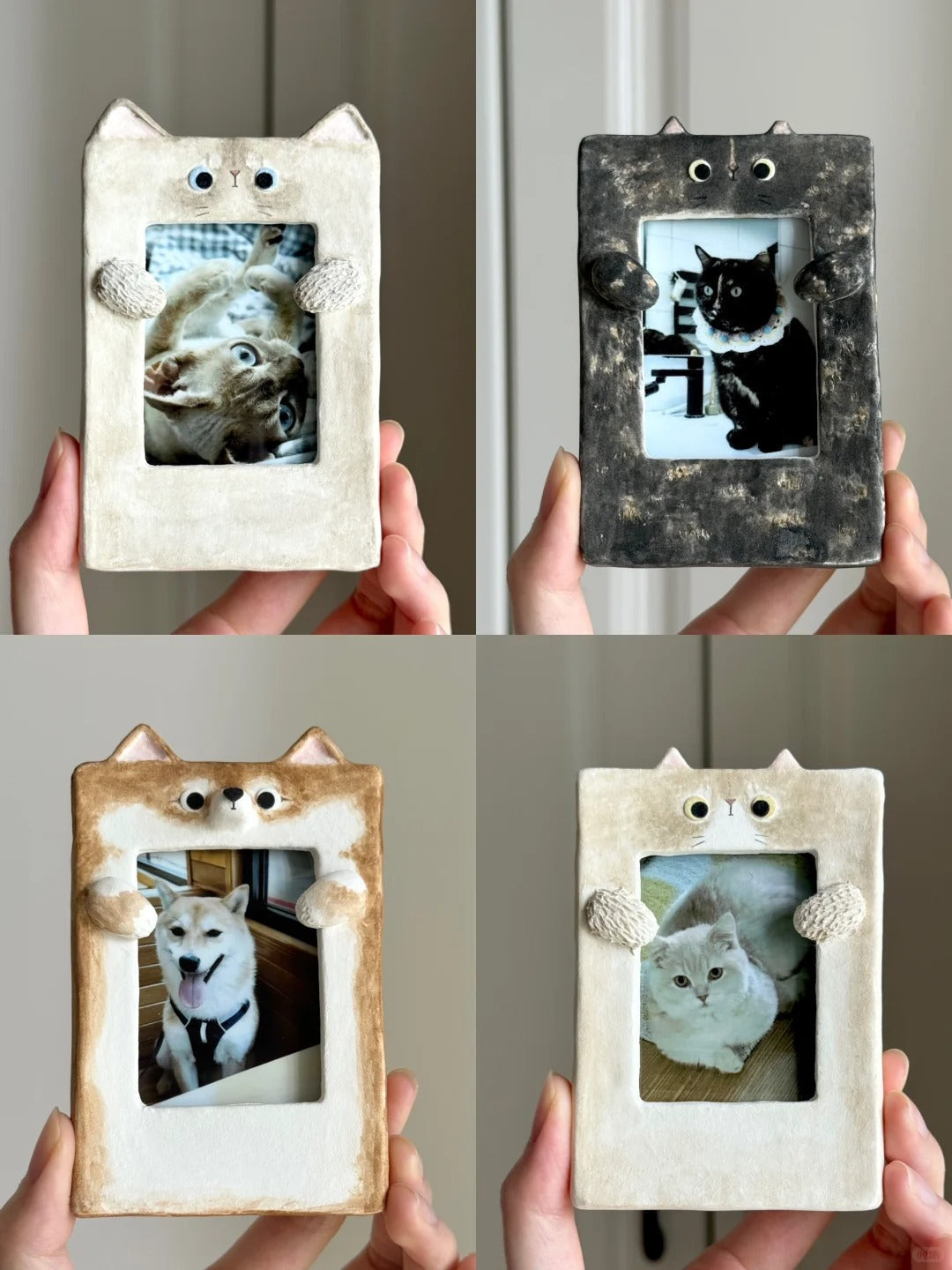 Customized Pet Ceramic Frame, Hand Craft, Personalize Your Own Pet