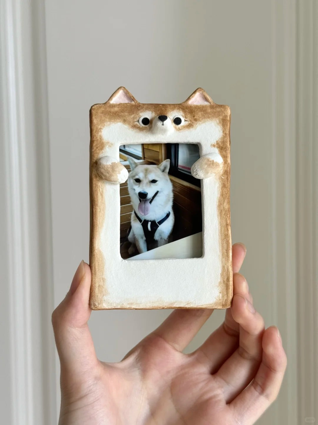 Customized Pet Ceramic Frame, Hand Craft, Personalize Your Own Pet