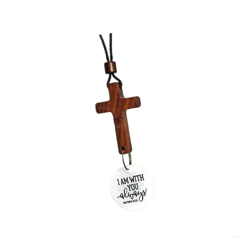 Car Hanging Ornament Blessing Pendant Crosses Ornament Religious Symbol For Mirror Mounting And Devotional