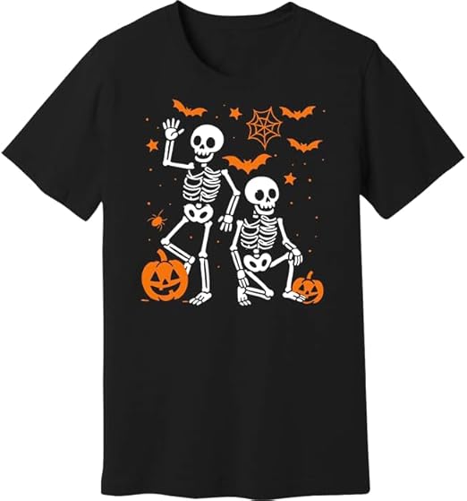 Slightly Subtle Anti T Halloween Skeleton T-Shirt, Funny FDTShirt, Spooky Season, Political Satire Halloween Short Sleeve T-Shirt Multi