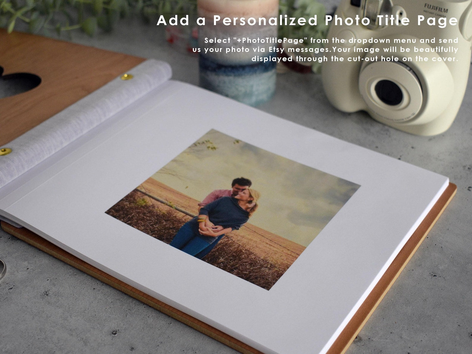 Book Scrapbook Memories Keepsake, Anniversary Gifts Couples, Personalized Gift