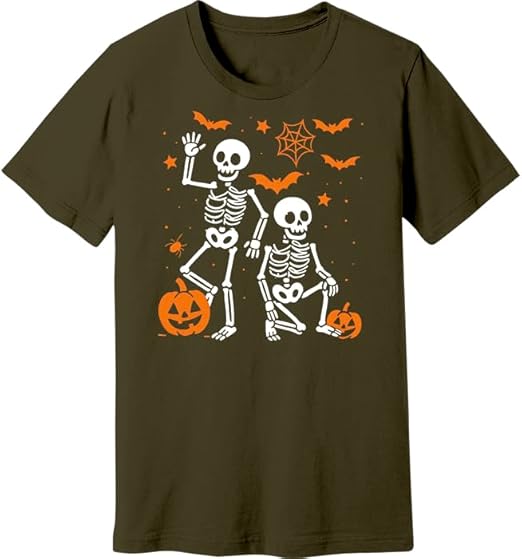 Slightly Subtle Anti T Halloween Skeleton T-Shirt, Funny FDTShirt, Spooky Season, Political Satire Halloween Short Sleeve T-Shirt Multi