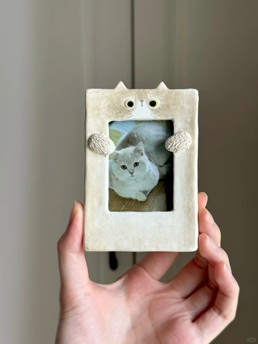 Customized Pet Ceramic Frame, Hand Craft, Personalize Your Own Pet