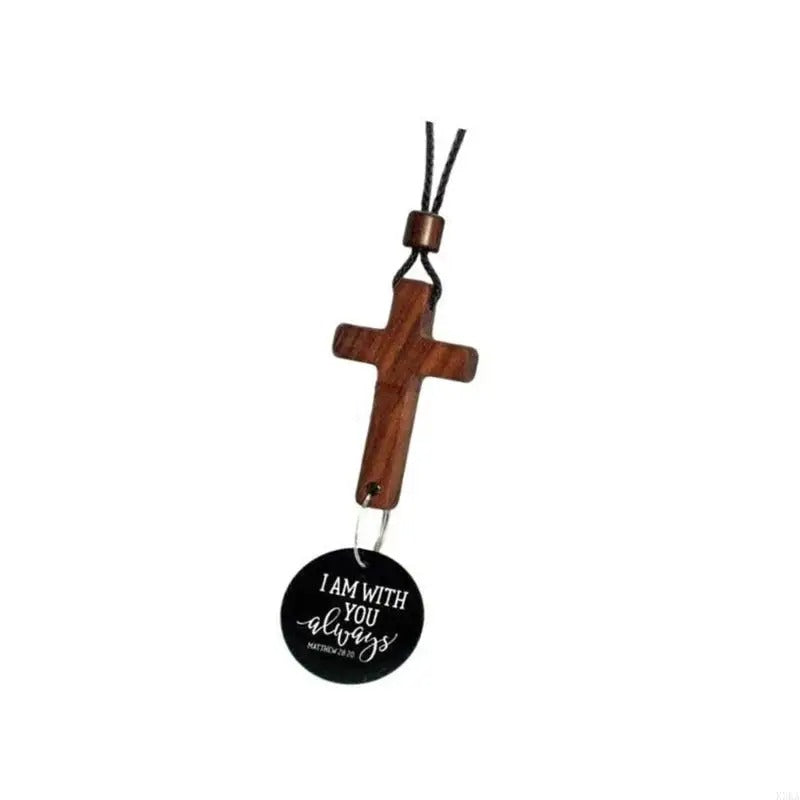 Car Hanging Ornament Blessing Pendant Crosses Ornament Religious Symbol For Mirror Mounting And Devotional