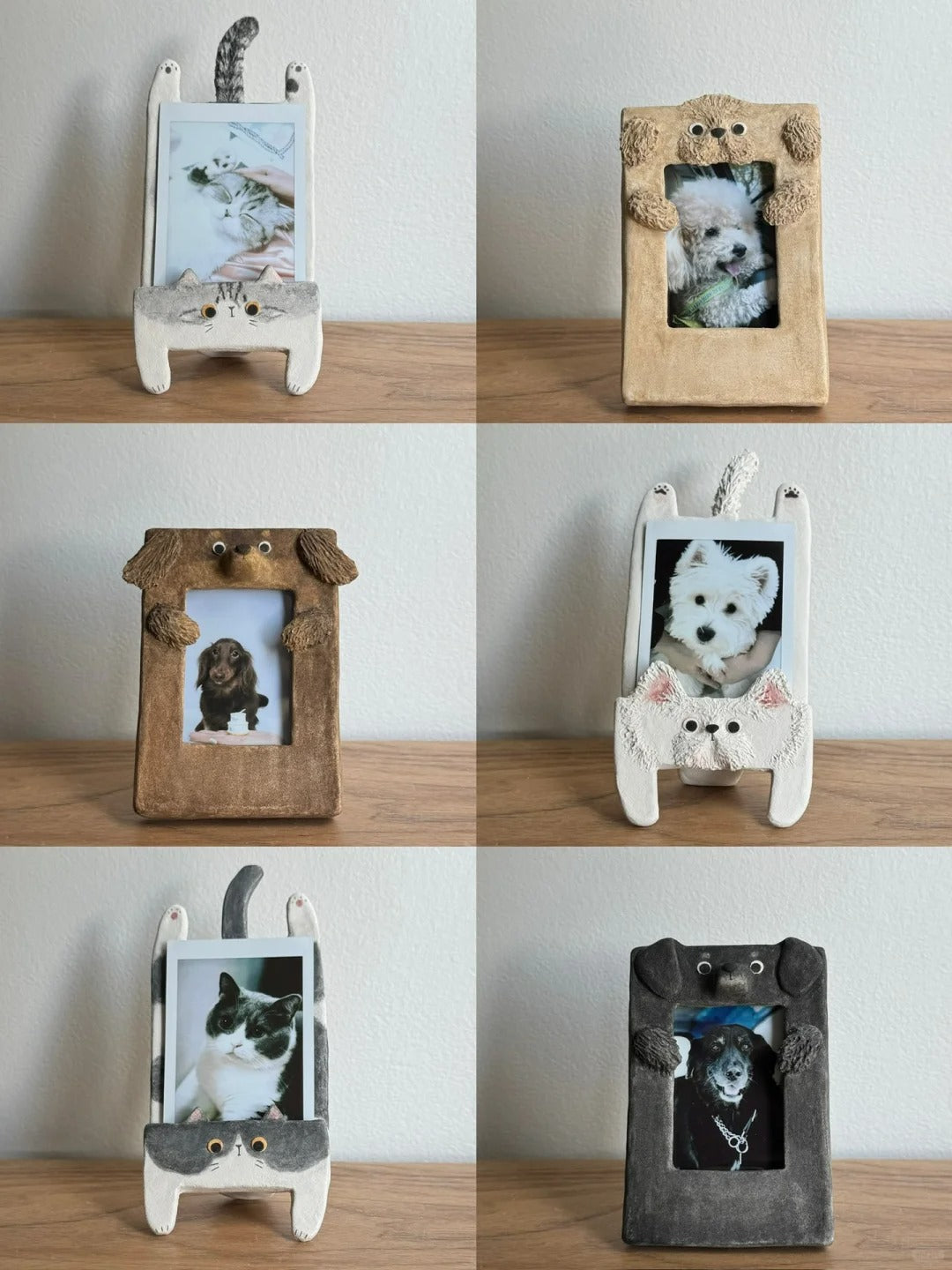Customized Pet Ceramic Frame, Hand Craft, Personalize Your Own Pet