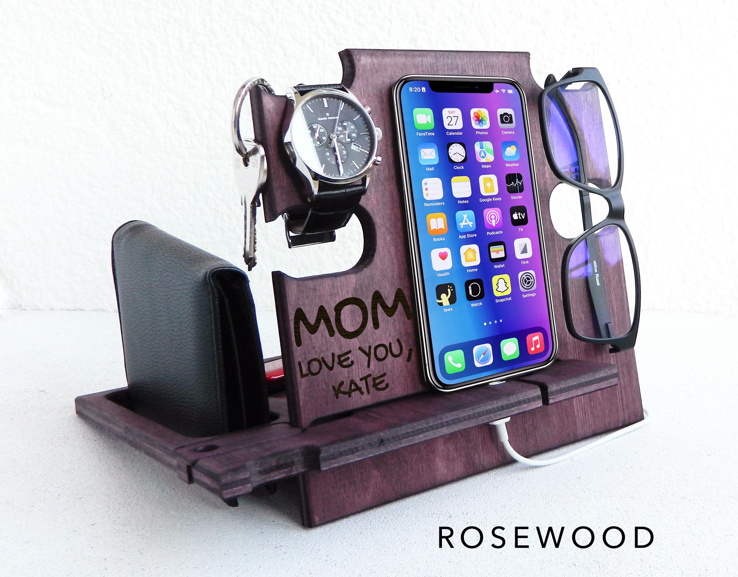 Gift for Men Docking Station, It keeps all personal items organized, Gift for Him, Christmas Gift, Personalized Gift, Gift for Husband