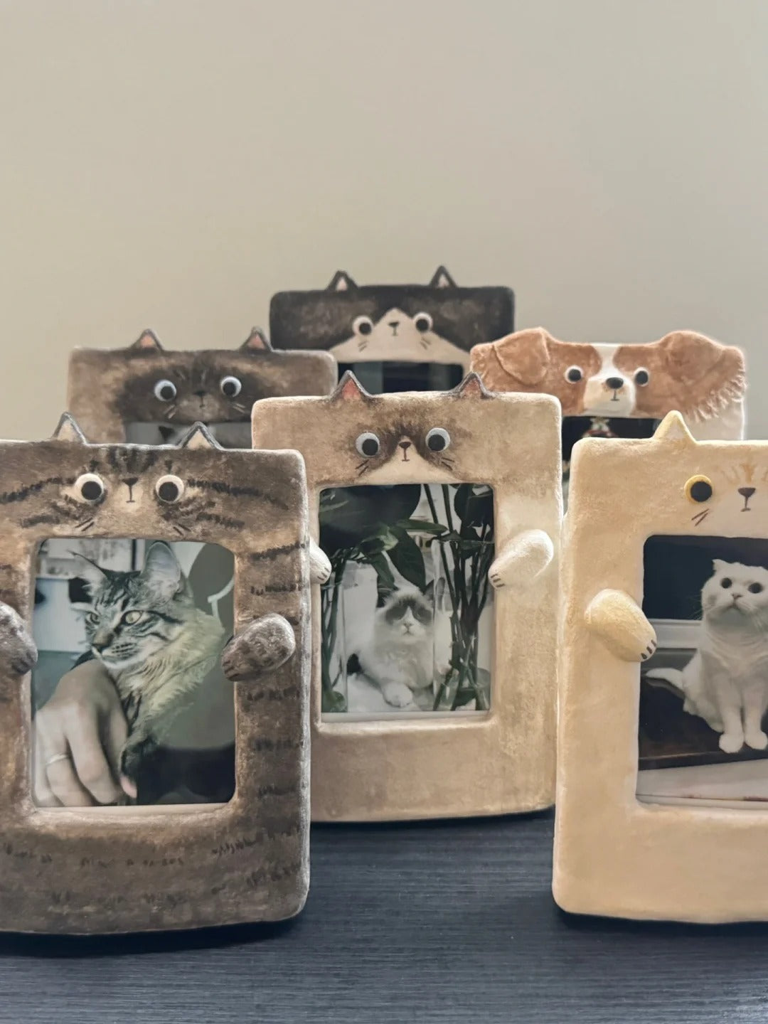 Customized Pet Ceramic Frame, Hand Craft, Personalize Your Own Pet