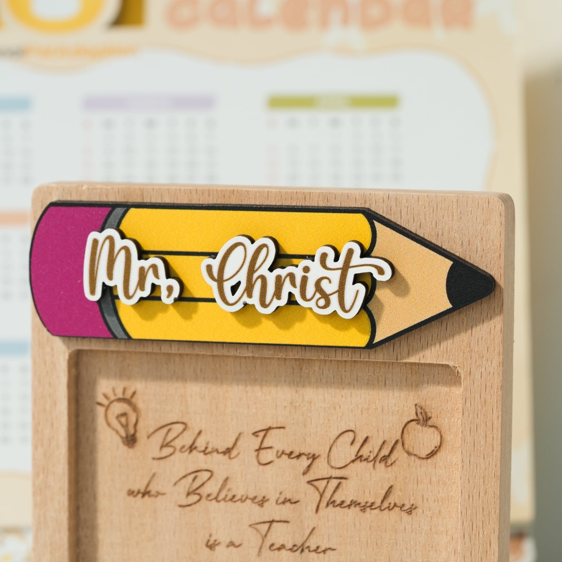 Sticky Note Pad Holder Gift, Personalized Note Pad Holder for your Teachers and Friends