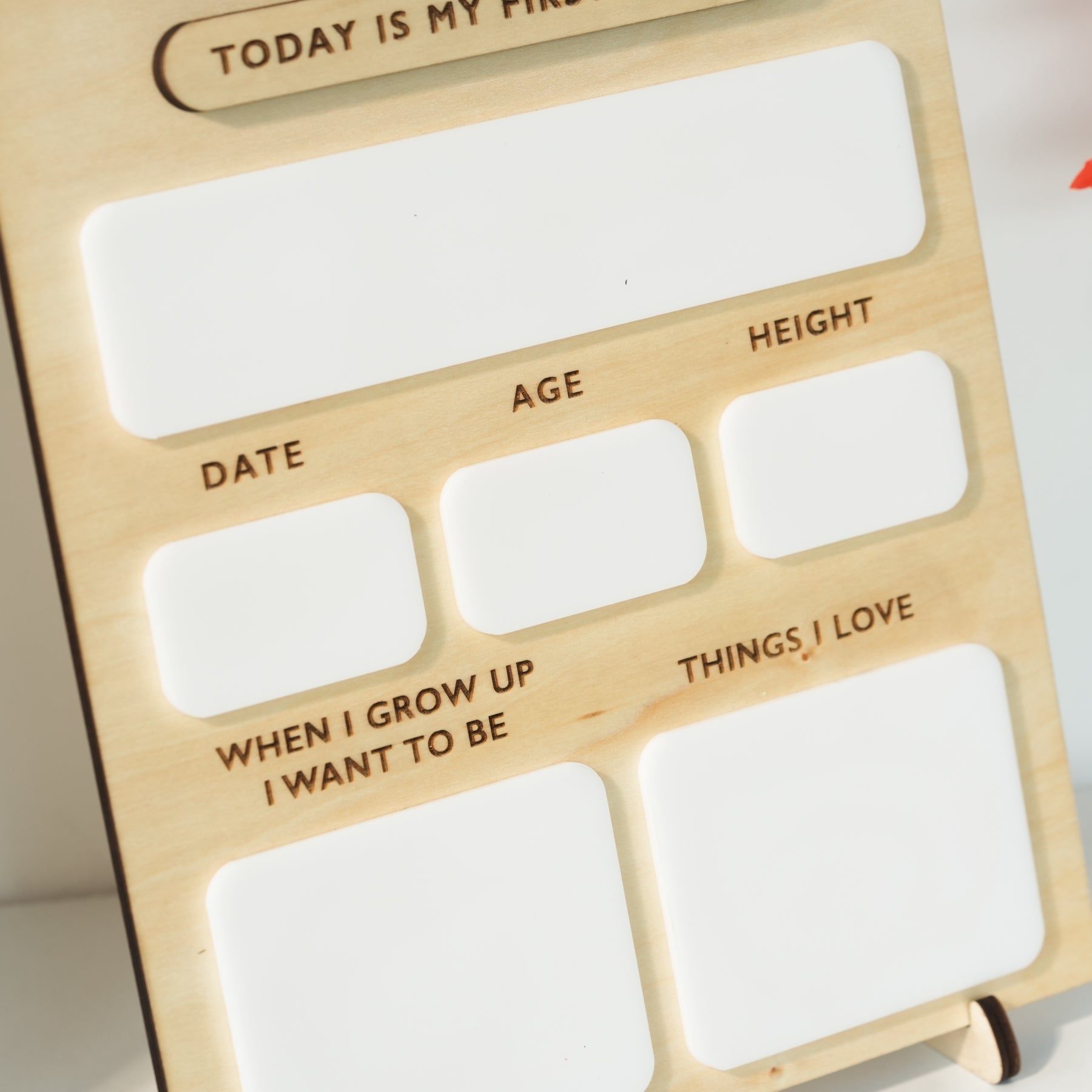 Back to School Sign Engraved, Custom Kid's Name School Board Sign