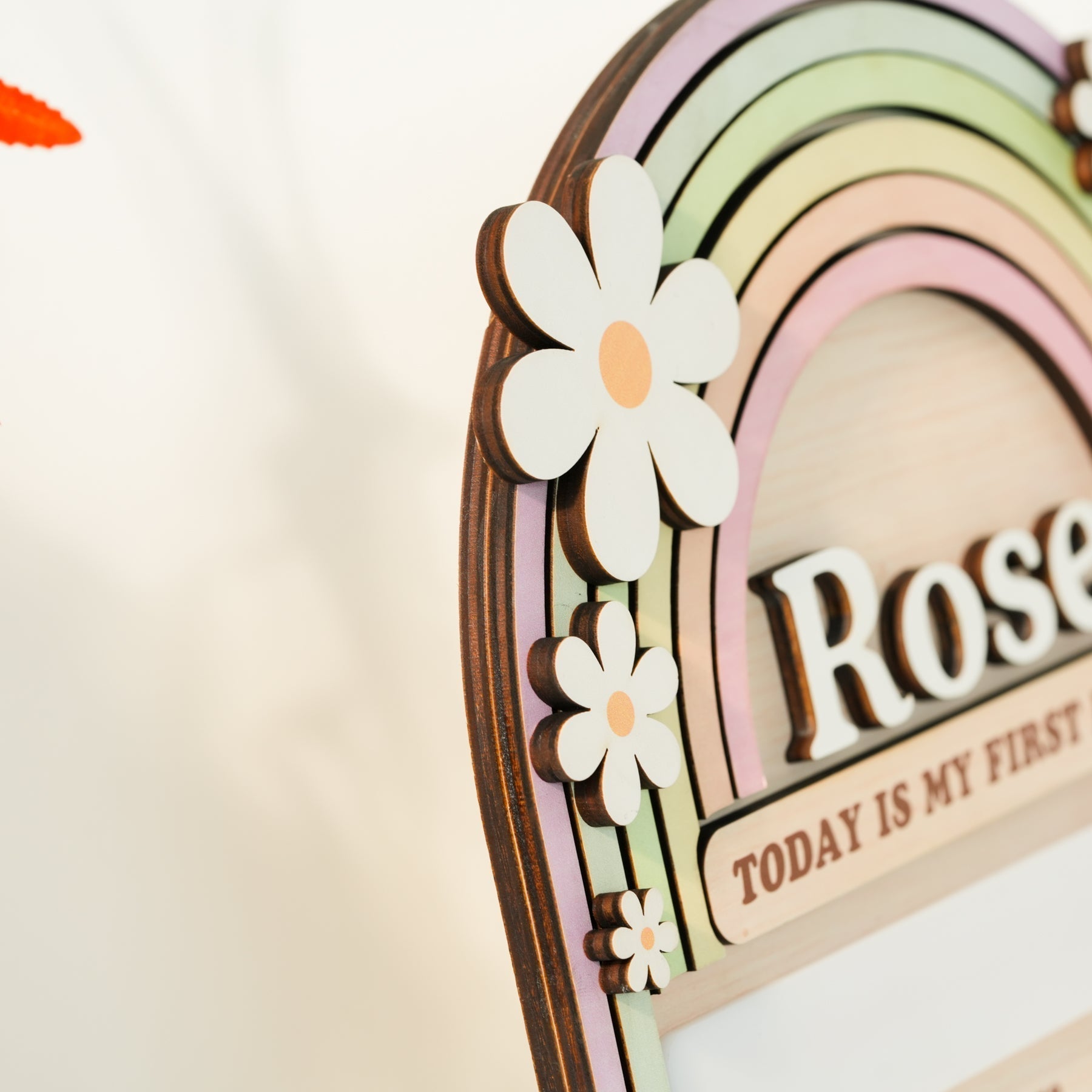 Back to School Sign Rainbow, Custom Kids School Board Sign