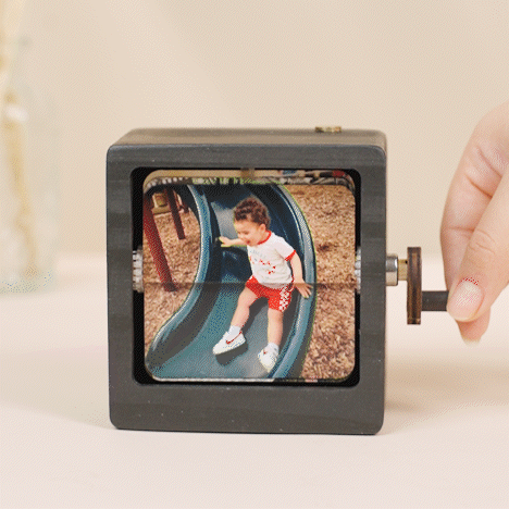 Personalized Flip Photo Box – Capture Moments, Forever
