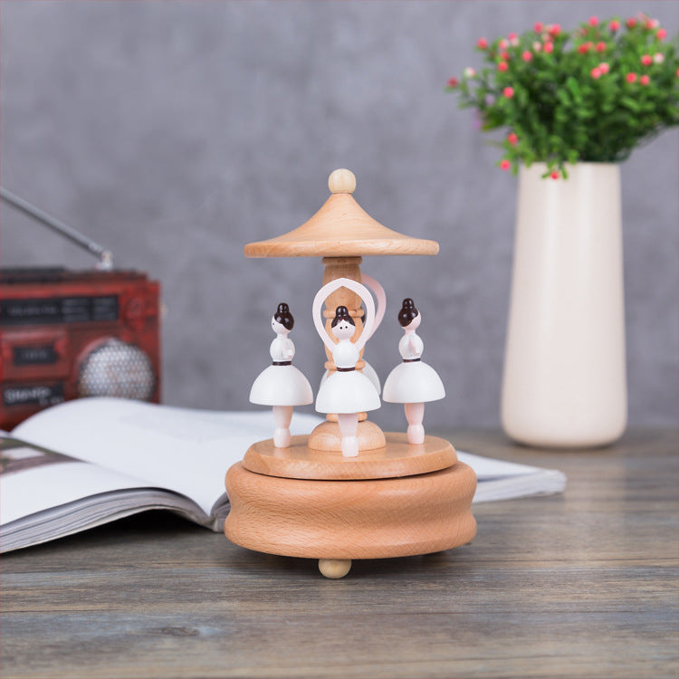 Personalised Wooden Musical Box, Engraved Name Music Box, Baby Shower Gift,Holiday Gift,Nursery Decor, Christmas Musical Box