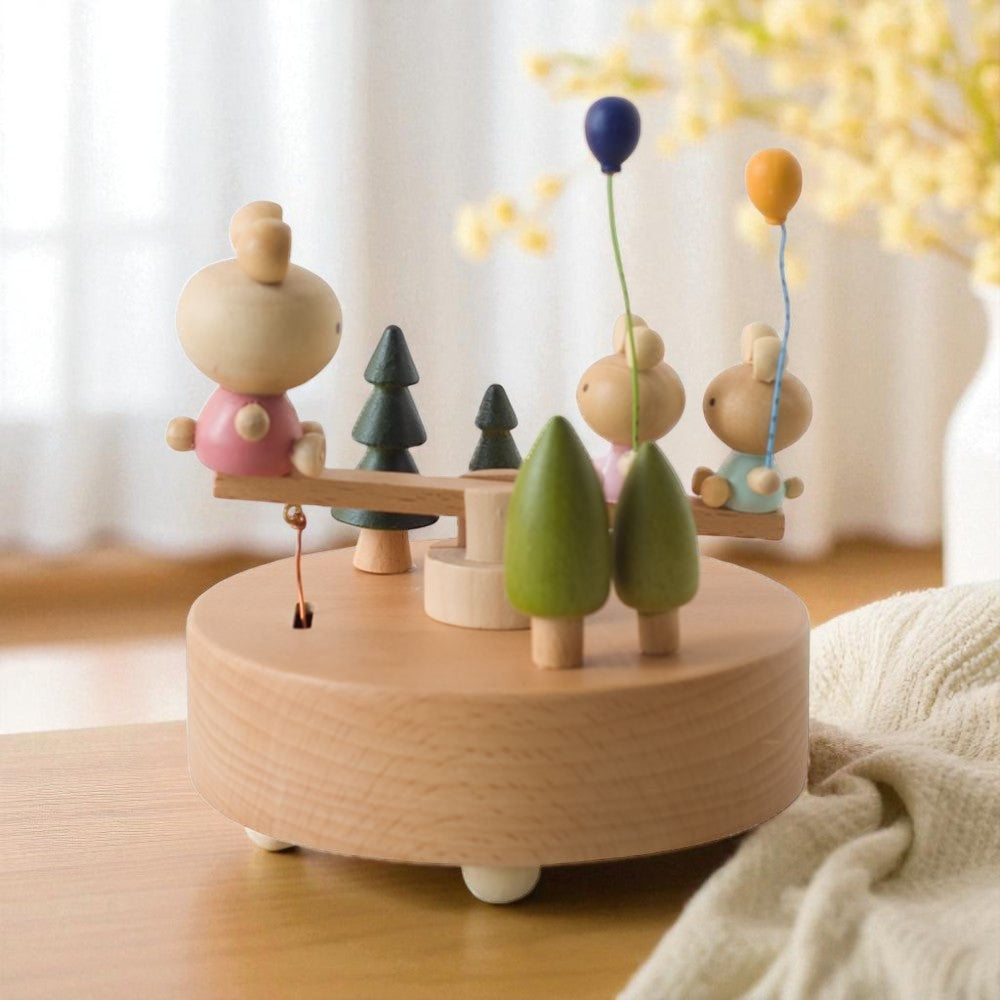 Personalized Wooden Train Music Box, Baby Shower Gift, 1st Birthday Gift, Keepsake Gift for Kids, Newborn Gifts, Engraved Name Music Box