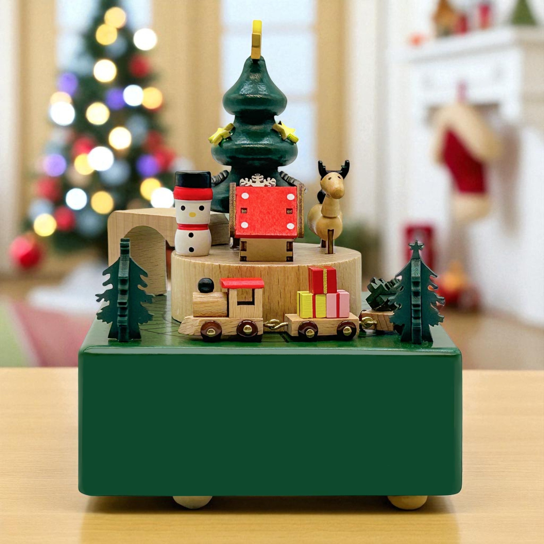 Personalized Wooden Train Music Box, Baby Shower Gift, 1st Birthday Gift, Keepsake Gift for Kids, Newborn Gifts, Engraved Name Music Box