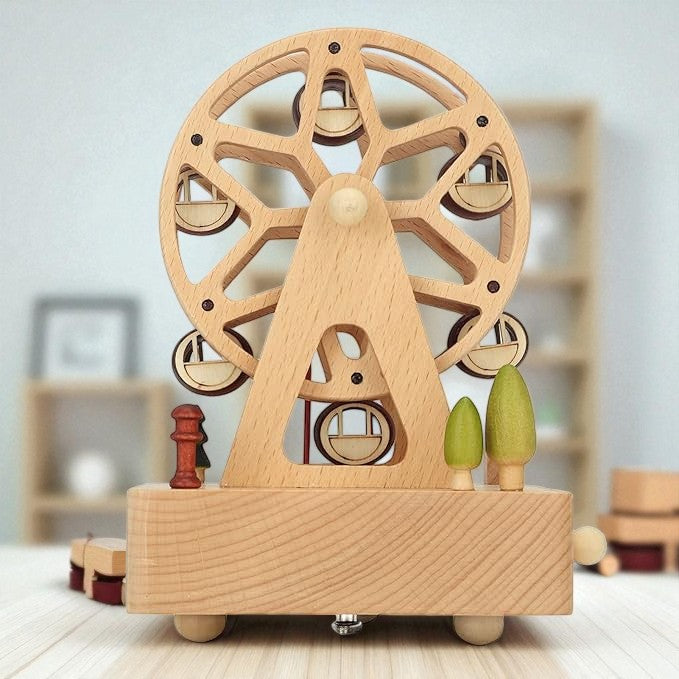 Personalized Wooden Train Music Box, Baby Shower Gift, 1st Birthday Gift, Keepsake Gift for Kids, Newborn Gifts, Engraved Name Music Box