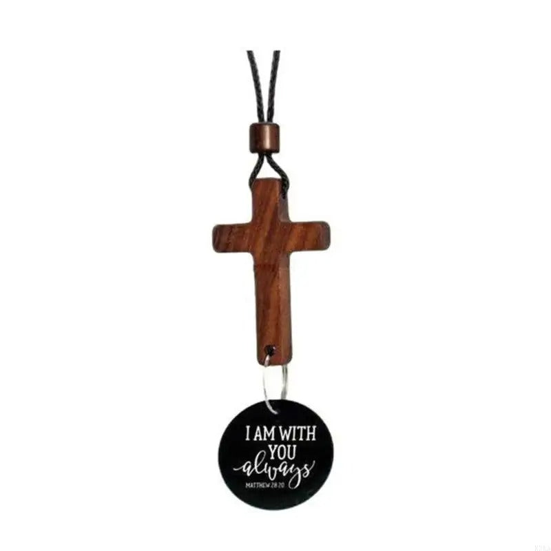 Car Hanging Ornament Blessing Pendant Crosses Ornament Religious Symbol For Mirror Mounting And Devotional
