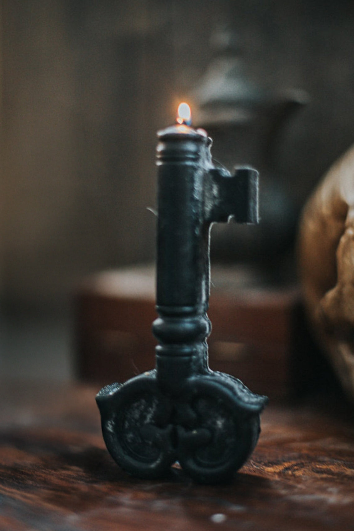 Candle big Key Victorian witch