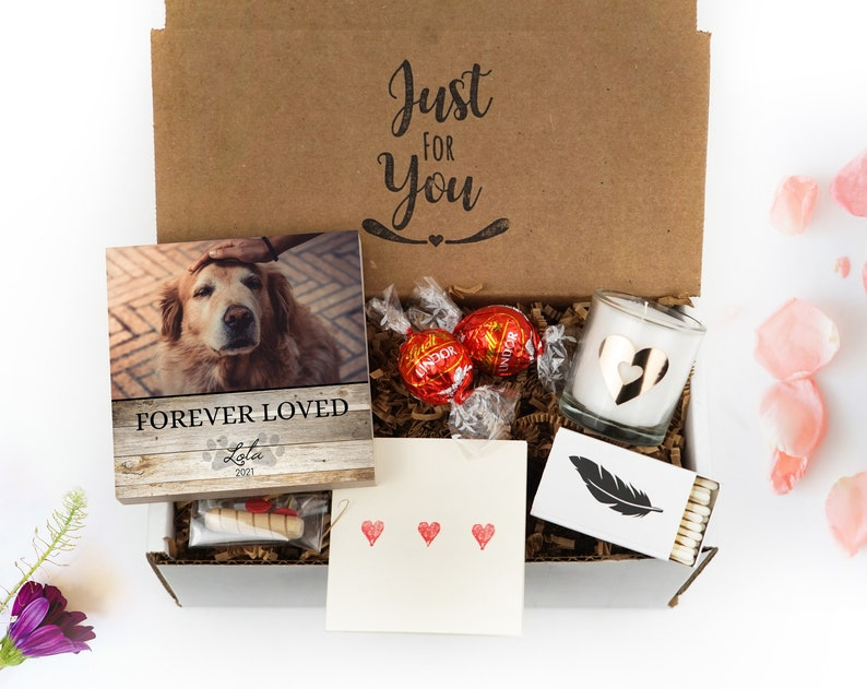 Personalized Pet Memorial Printed 4" or 6" - Wood Photo Block - Dog Loss Gift - Dog Memorial Frame - Pet Loss Gift Dog - Pet Memorial