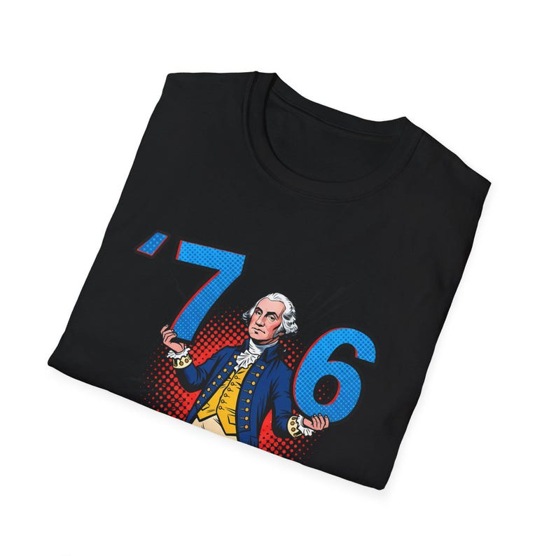 Make History Fun Front & Back 76 Yeeted T-shirt, Six Seven T-shirt 6-7 7-6 George Washington T-shirt