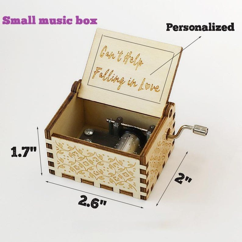 Personalized Wooden Ferris Wheel Music Box