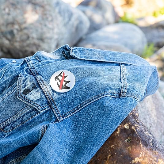 No Kings in America Button Pins