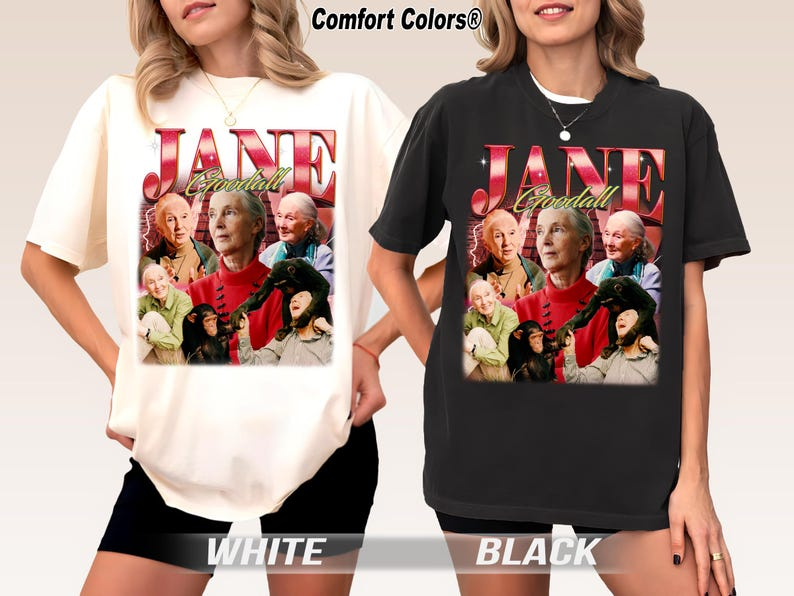 Limited Jane Goodall Unisex Shirt for Men and Women 90s