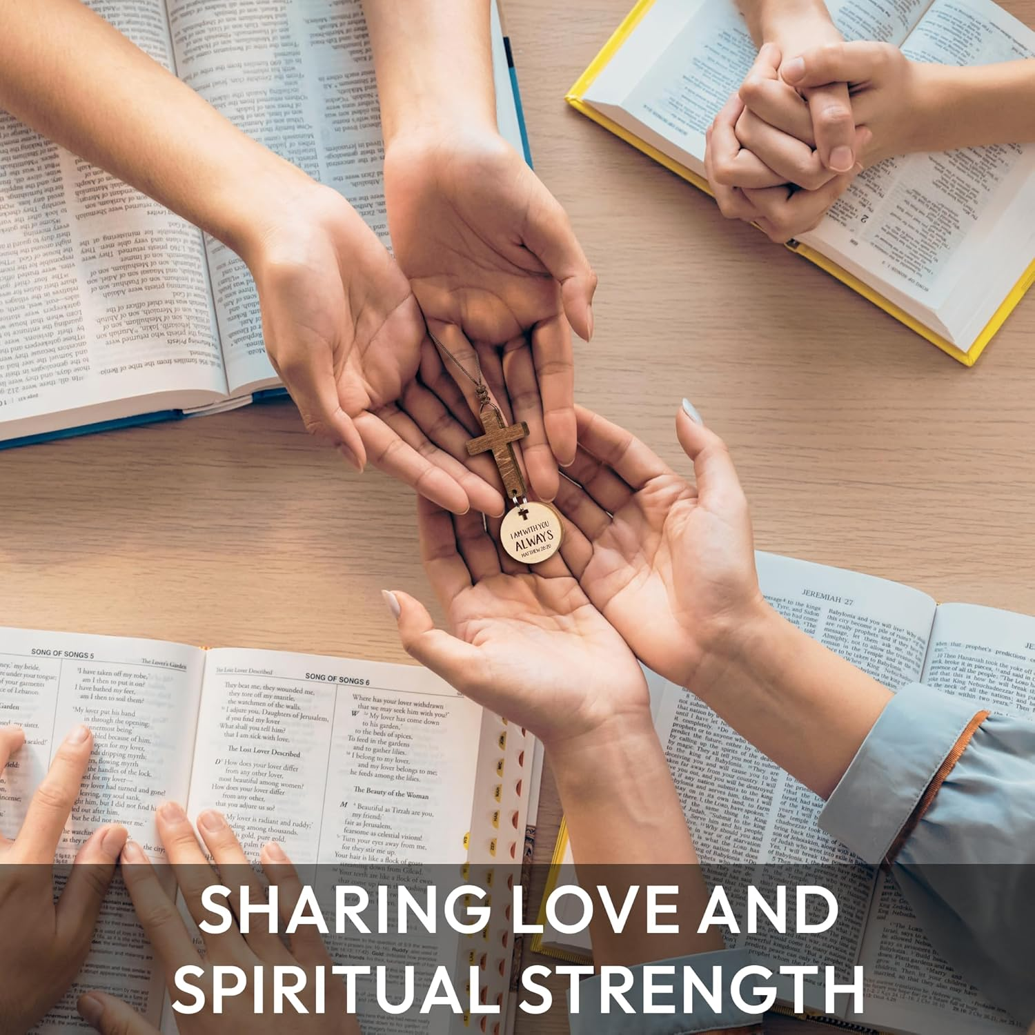 Car Hanging Ornament Blessing Pendant Crosses Ornament Religious Symbol For Mirror Mounting And Devotional