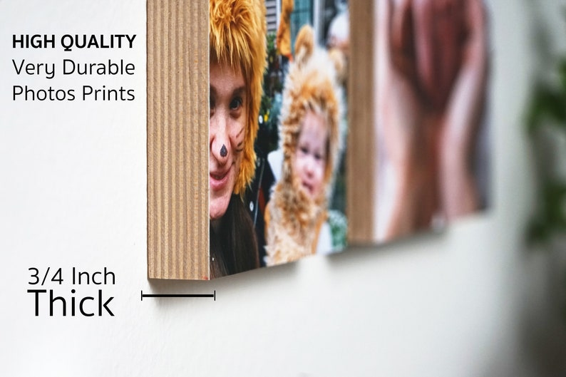 Personalized Pet Memorial Printed 4" or 6" - Wood Photo Block - Dog Loss Gift - Dog Memorial Frame - Pet Loss Gift Dog - Pet Memorial