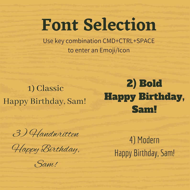 Personalized Wooden Music Box