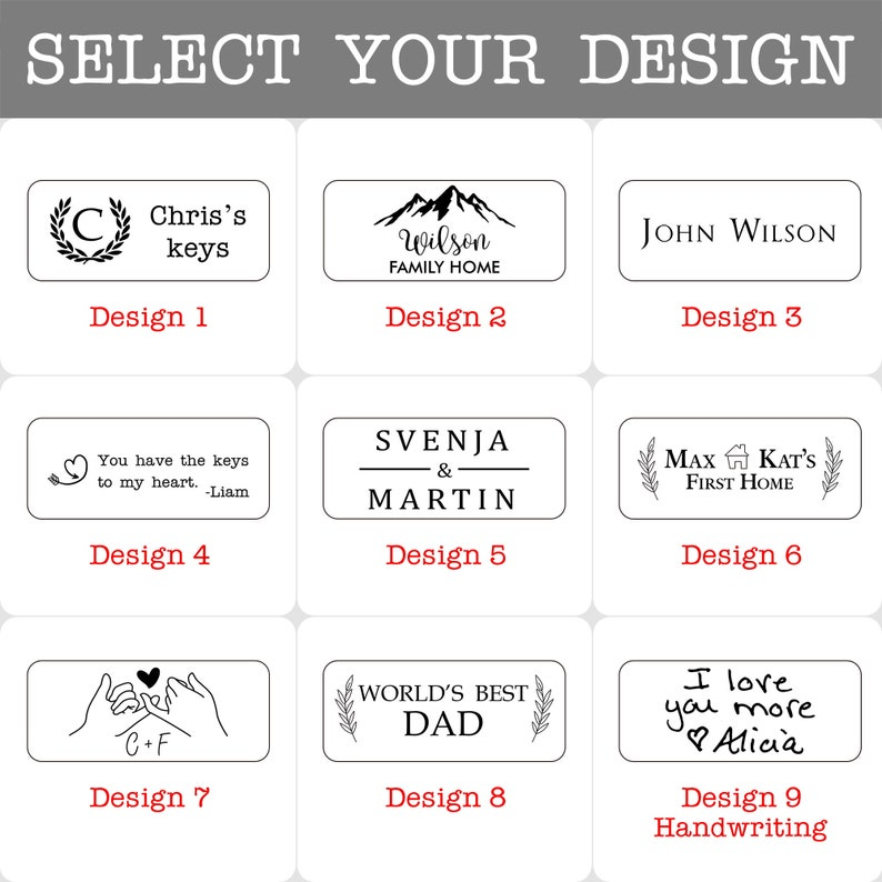 Personalized Walnut Wood Keychain