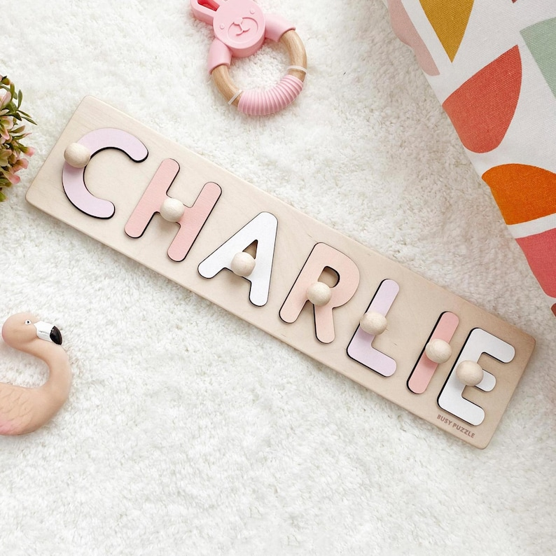 Personalized Name Puzzle With Pegs