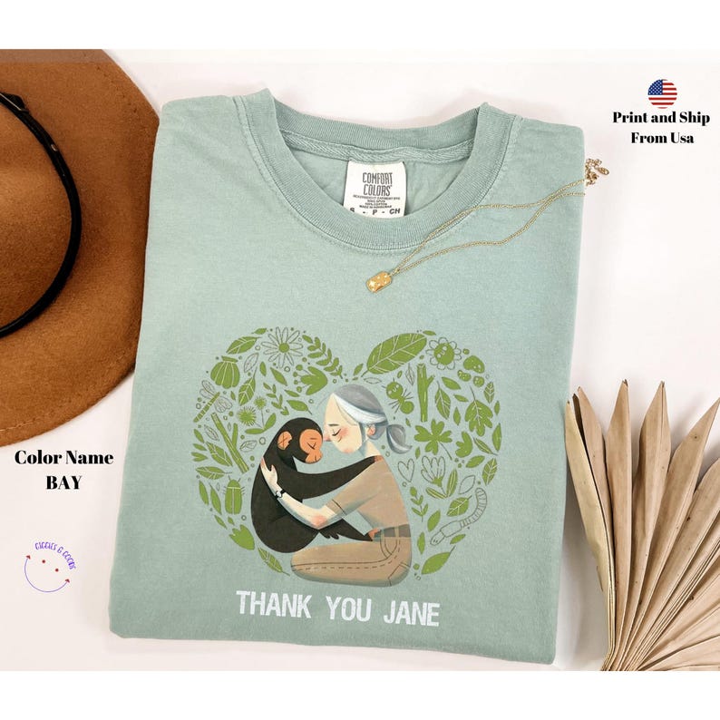 Comfort Colors Jane Goodall Shirt, Thank You Jane Shirt, Jane Goodall Quote Shirt, Remember Jane Goddall, Rip Jane Goodall Shirt