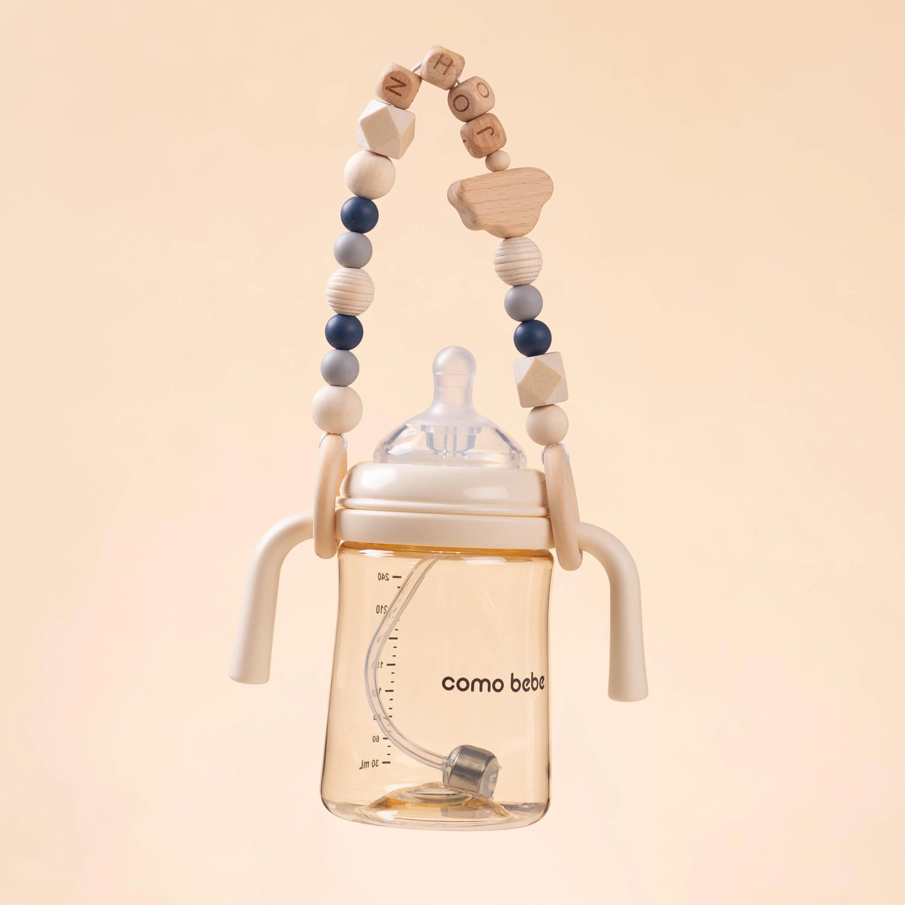 Custom Baby Bottle Leash, Baby Bottle Strap, Baby Tumbler Holder, Bottle Accessories, Personalized Baby Gift, Newborn Gift, Baby Shower Gift