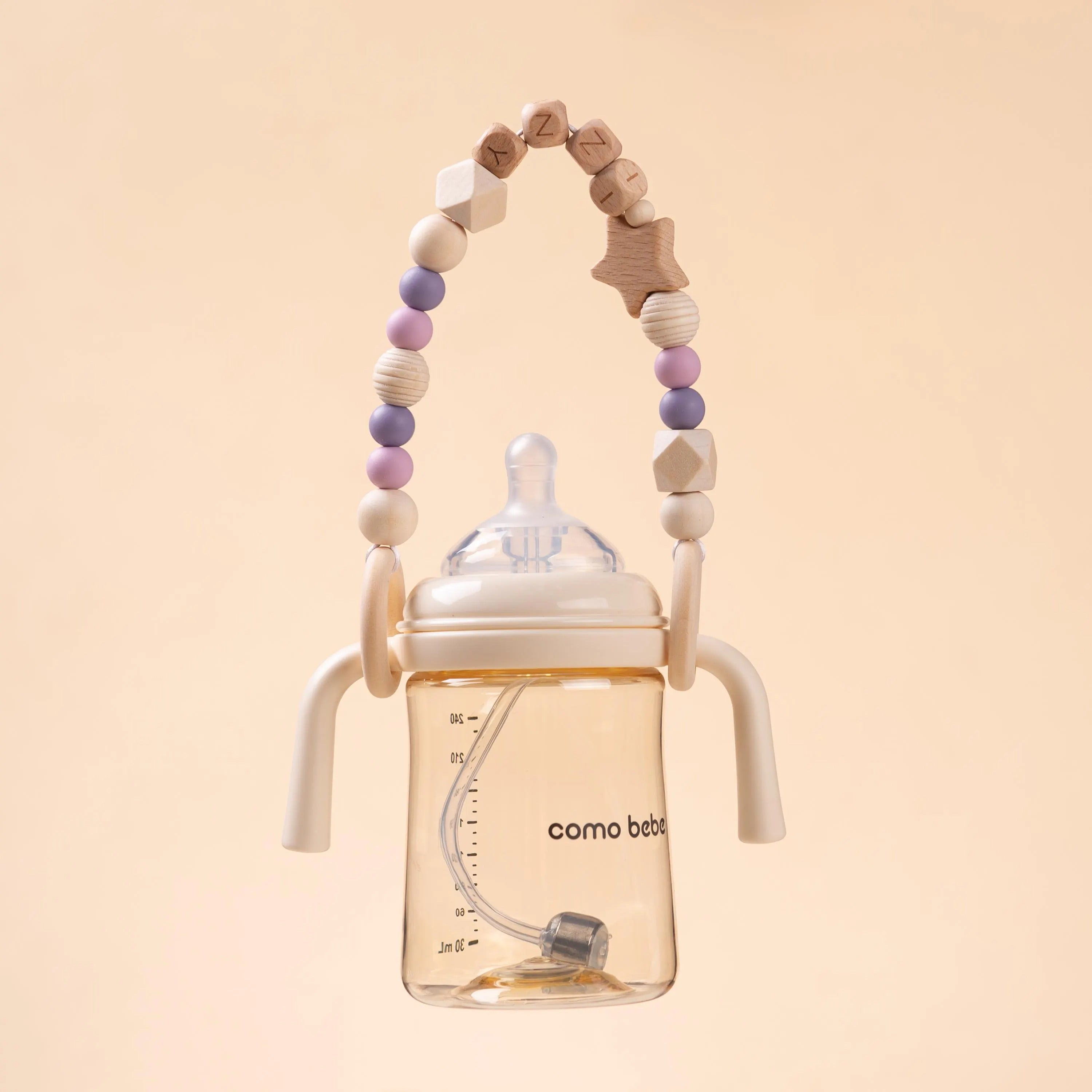 Custom Baby Bottle Leash, Baby Bottle Strap, Baby Tumbler Holder, Bottle Accessories, Personalized Baby Gift, Newborn Gift, Baby Shower Gift