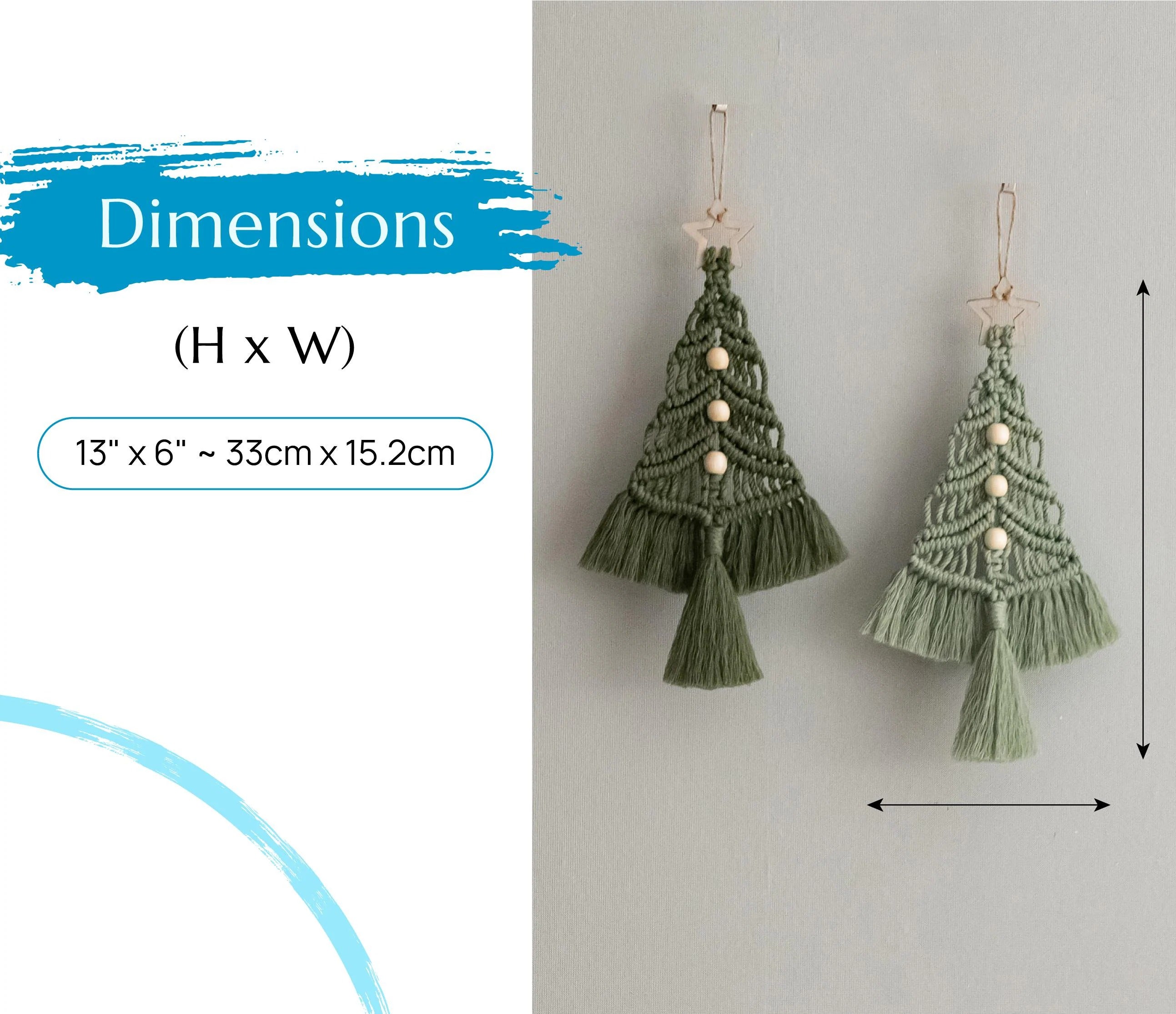 Christmas Tree Macrame, Mantel Decor, Xmas Decoration, Handmade Gift, Macrame Wall Hanging, Holiday Tree, Christmas Farmhouse X19