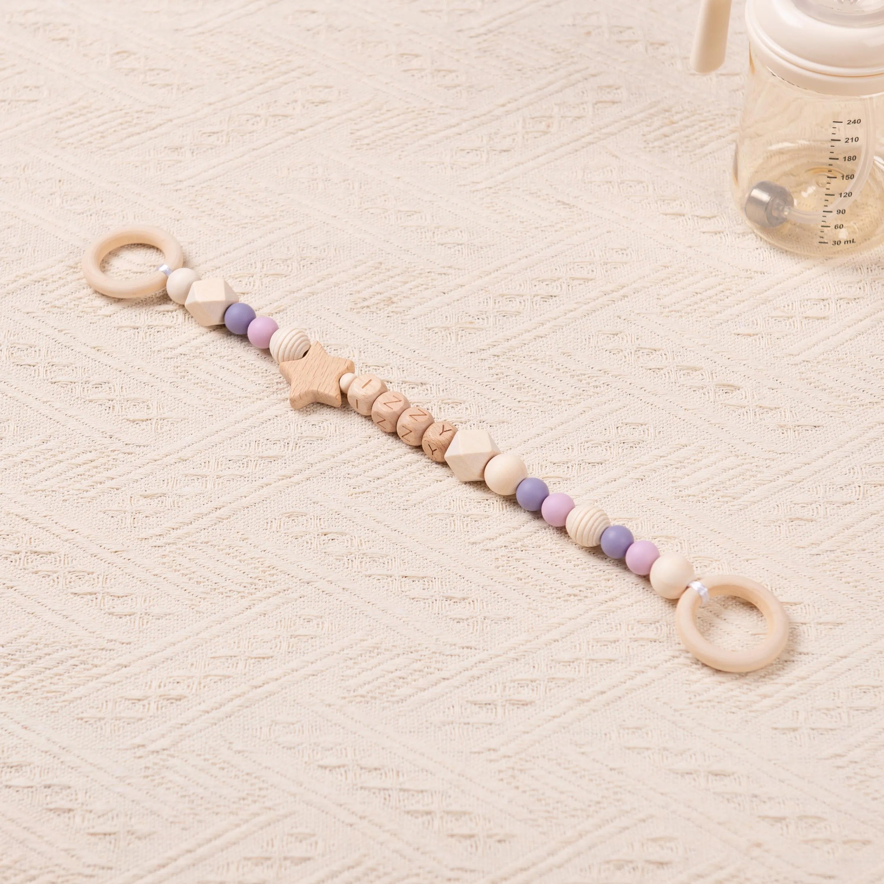 Custom Baby Bottle Leash, Baby Bottle Strap, Baby Tumbler Holder, Bottle Accessories, Personalized Baby Gift, Newborn Gift, Baby Shower Gift