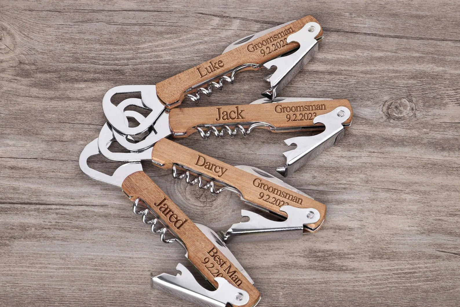 Wedding Favors, Personalized Corkscrew Opener, Thank You Favors, Bottle Opener Wedding Favors For Guests, Party Favors Bottle Openers