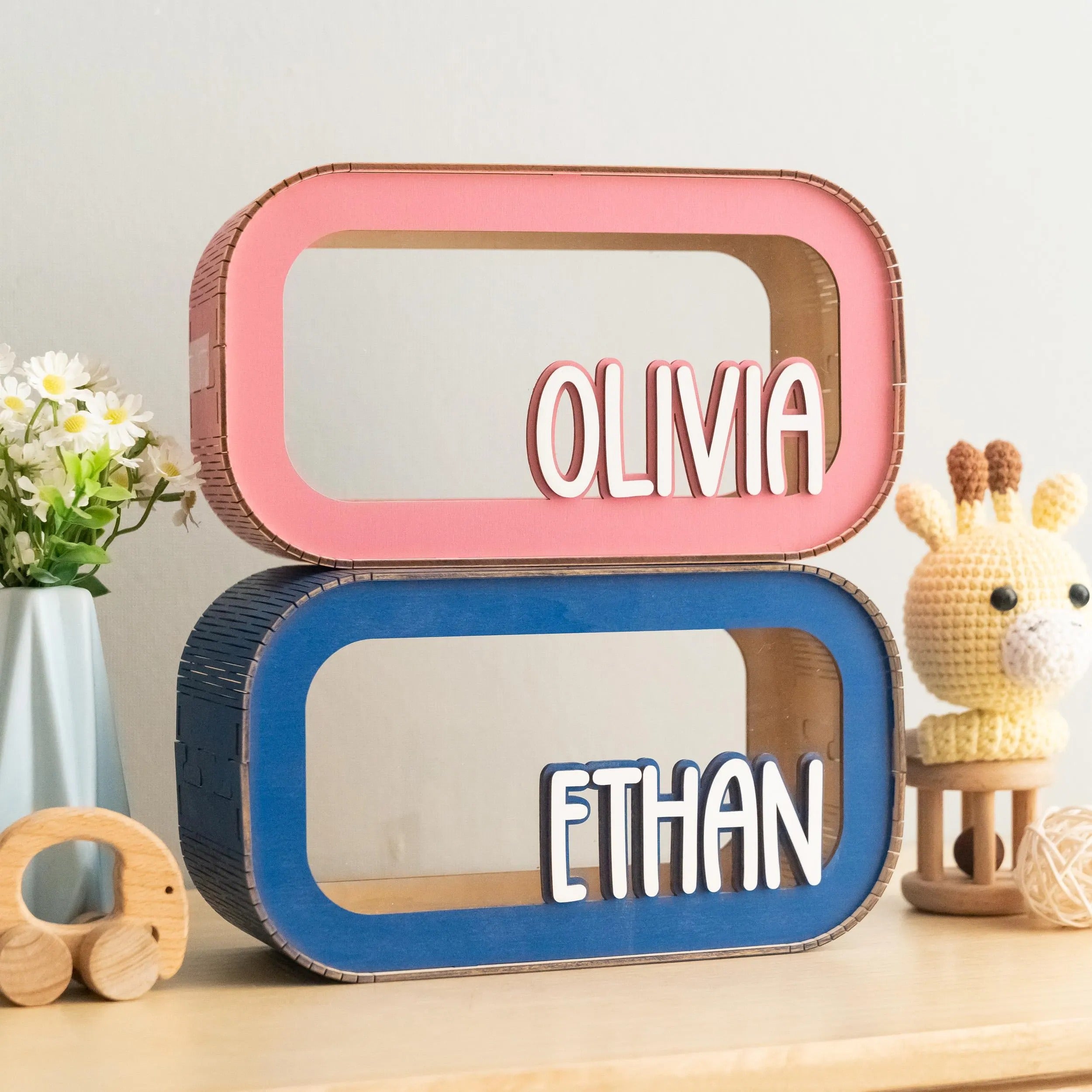 Wooden Piggy Banks, Baby Gifts, Kids Bank, 4 Year Old Boy Gift, Piggy Bank For Girl, Toddler Gifts, Money Banks, Toddler Gift