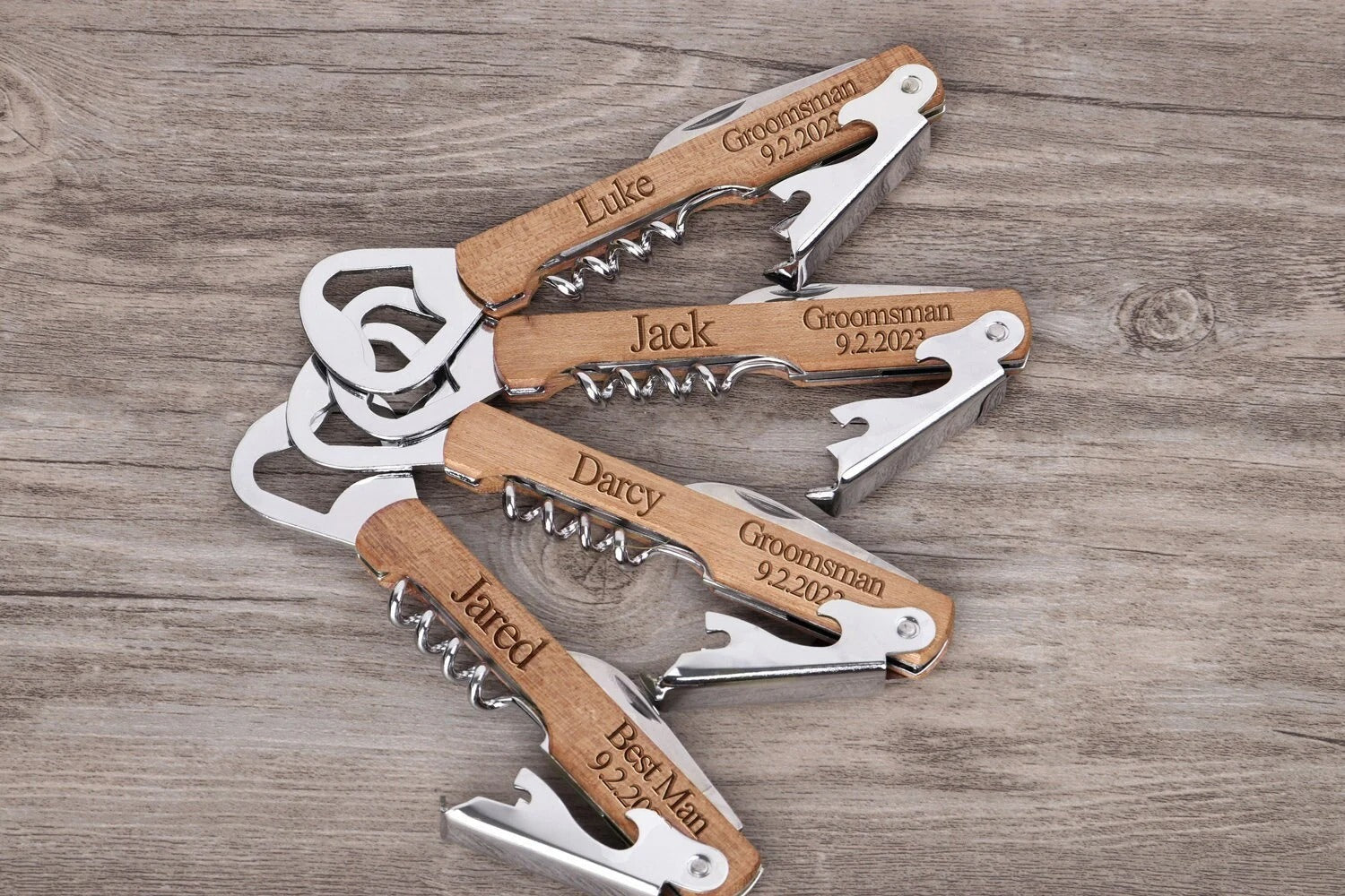 Wedding Favors, Personalized Corkscrew Opener, Thank You Favors, Bottle Opener Wedding Favors For Guests, Party Favors Bottle Openers