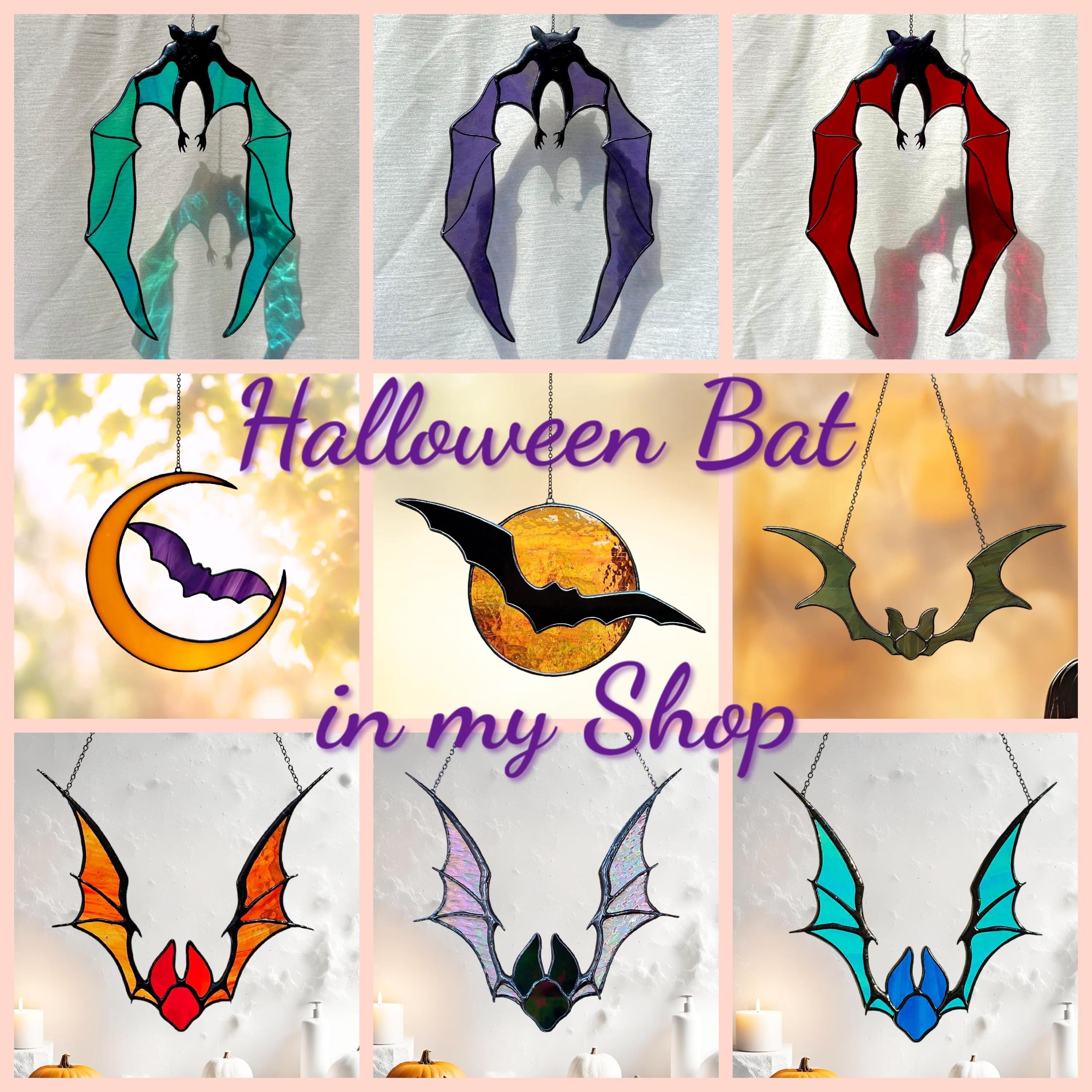 Whimsical Peeing Ghost Plant Stake. Handmade Stained Glass Halloween Decor for Indoor Plants, Gardens or Spooky Fall Gifts.