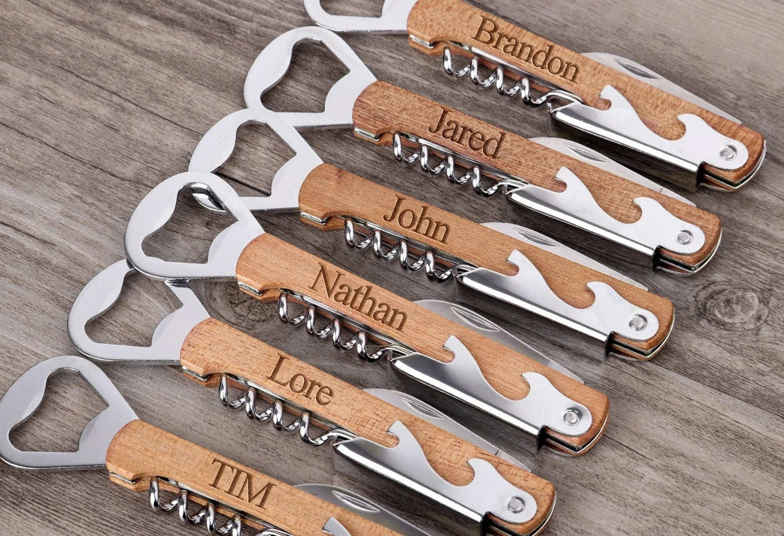 Wedding Favors, Personalized Corkscrew Opener, Thank You Favors, Bottle Opener Wedding Favors For Guests, Party Favors Bottle Openers