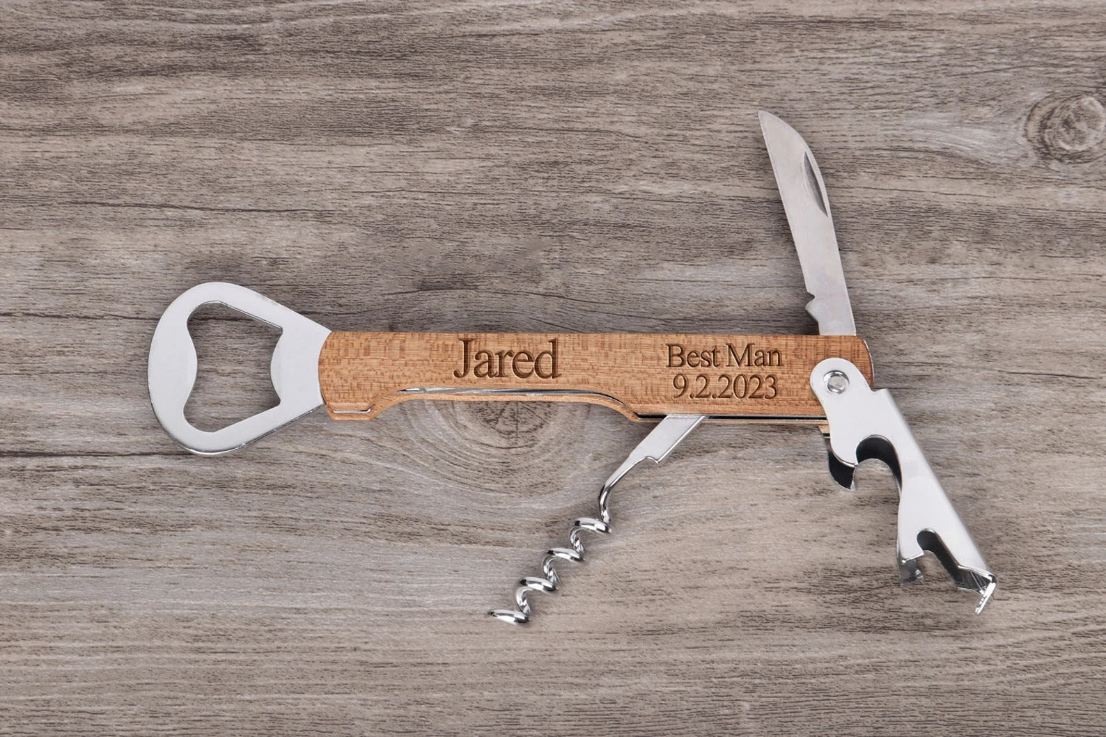 Wedding Favors, Personalized Corkscrew Opener, Thank You Favors, Bottle Opener Wedding Favors For Guests, Party Favors Bottle Openers