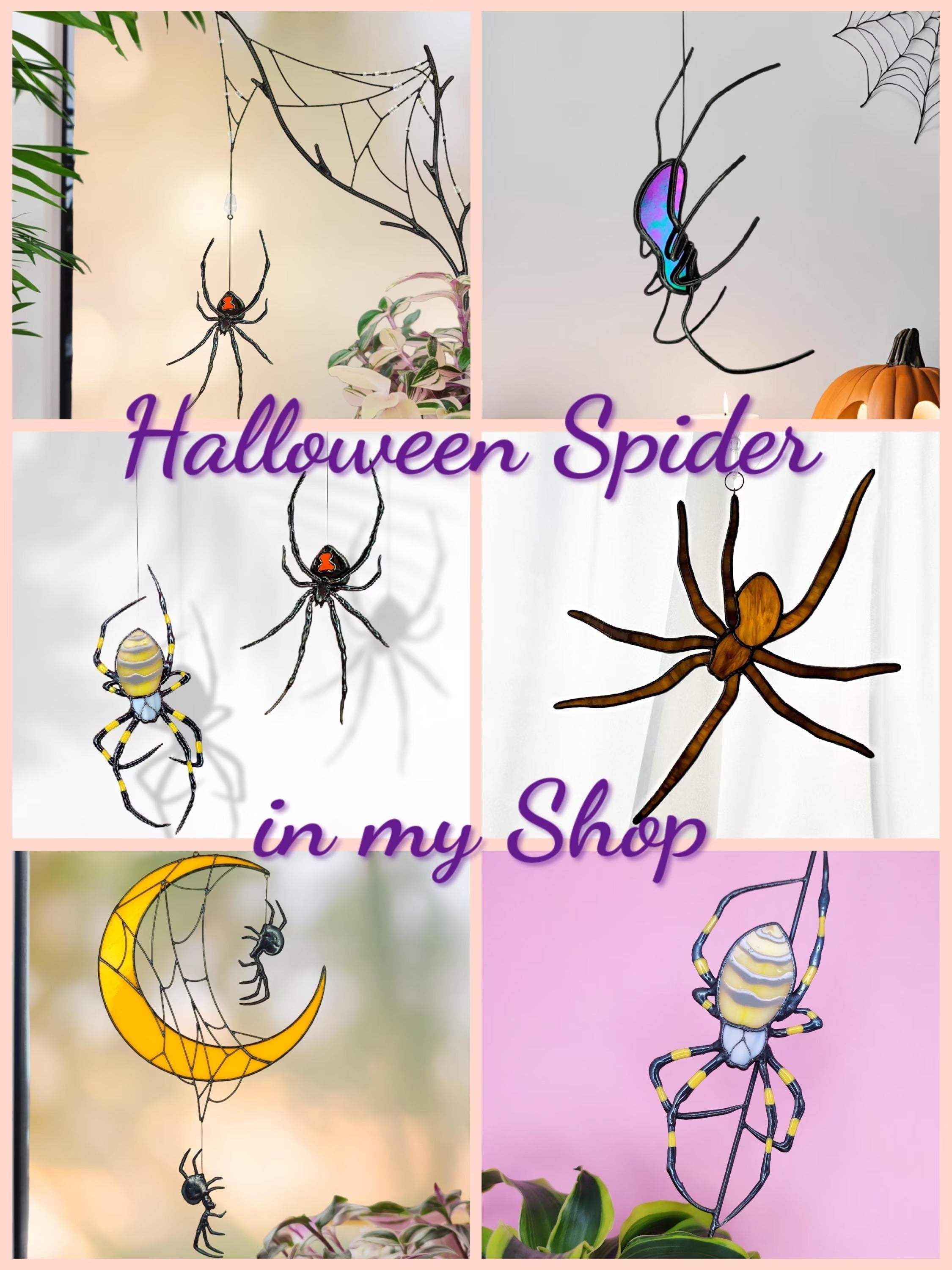 Whimsical Peeing Ghost Plant Stake. Handmade Stained Glass Halloween Decor for Indoor Plants, Gardens or Spooky Fall Gifts.