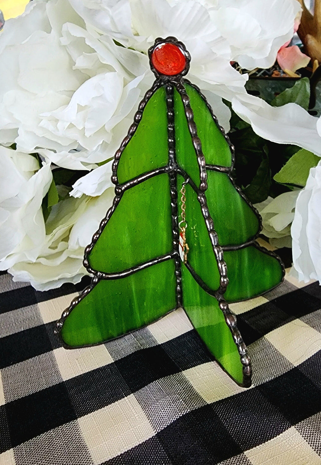 3D stained glass Christmas tree