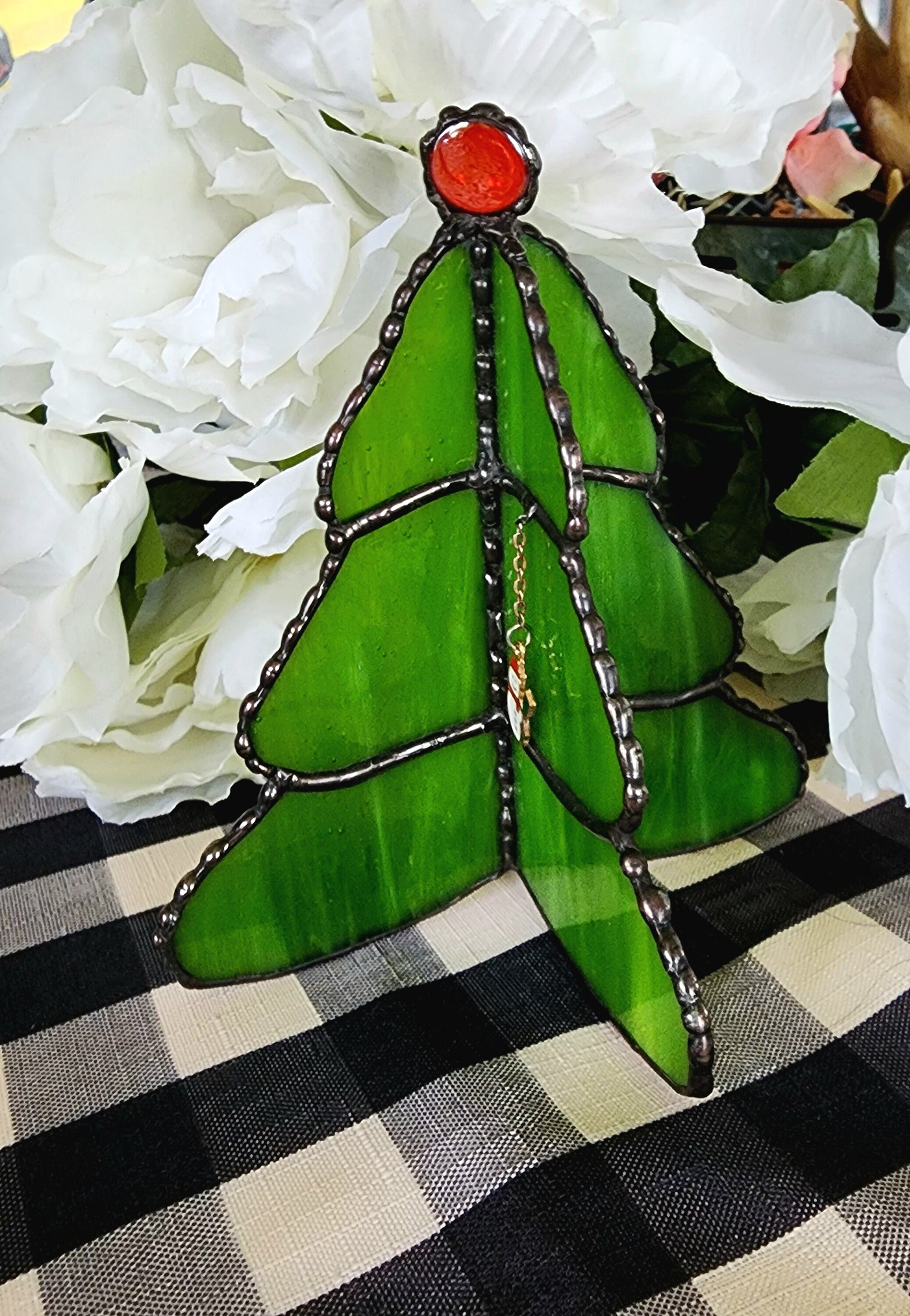 3D stained glass Christmas tree