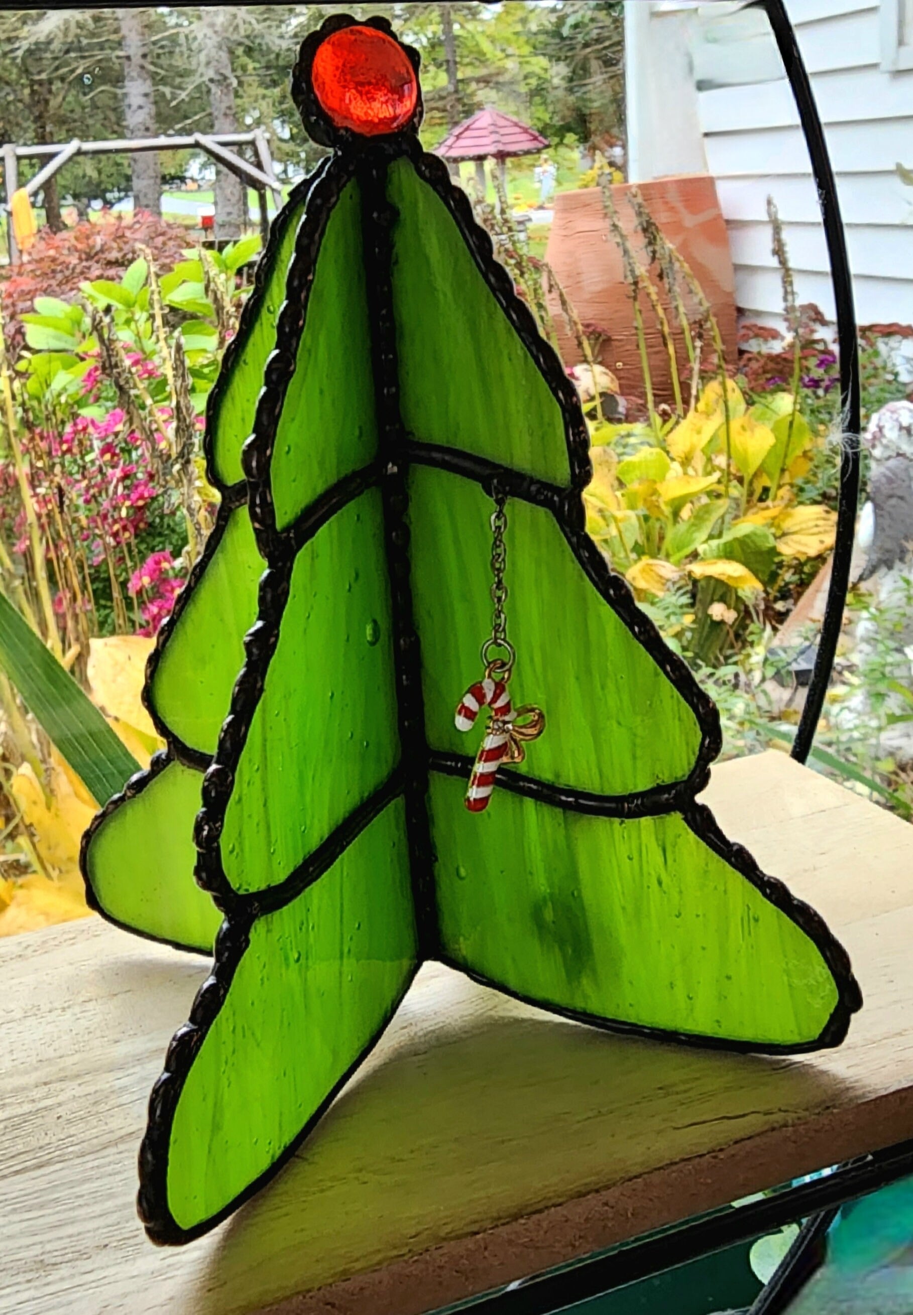 3D stained glass Christmas tree