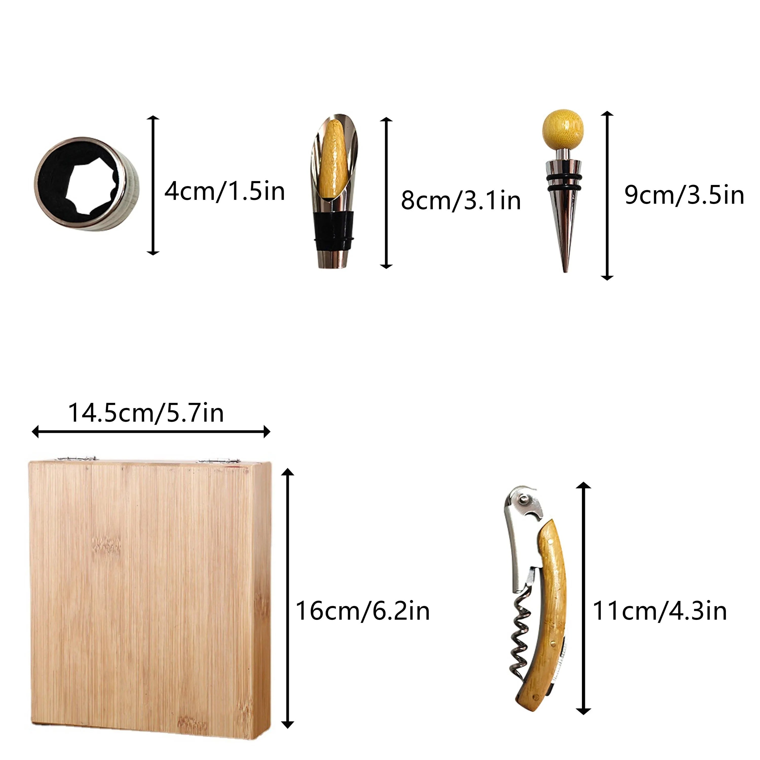 Personalized wine tool set groomsmen gifts, wedding party gifts, christmas gifts wine opener corkscrew, customized premium best men gift set